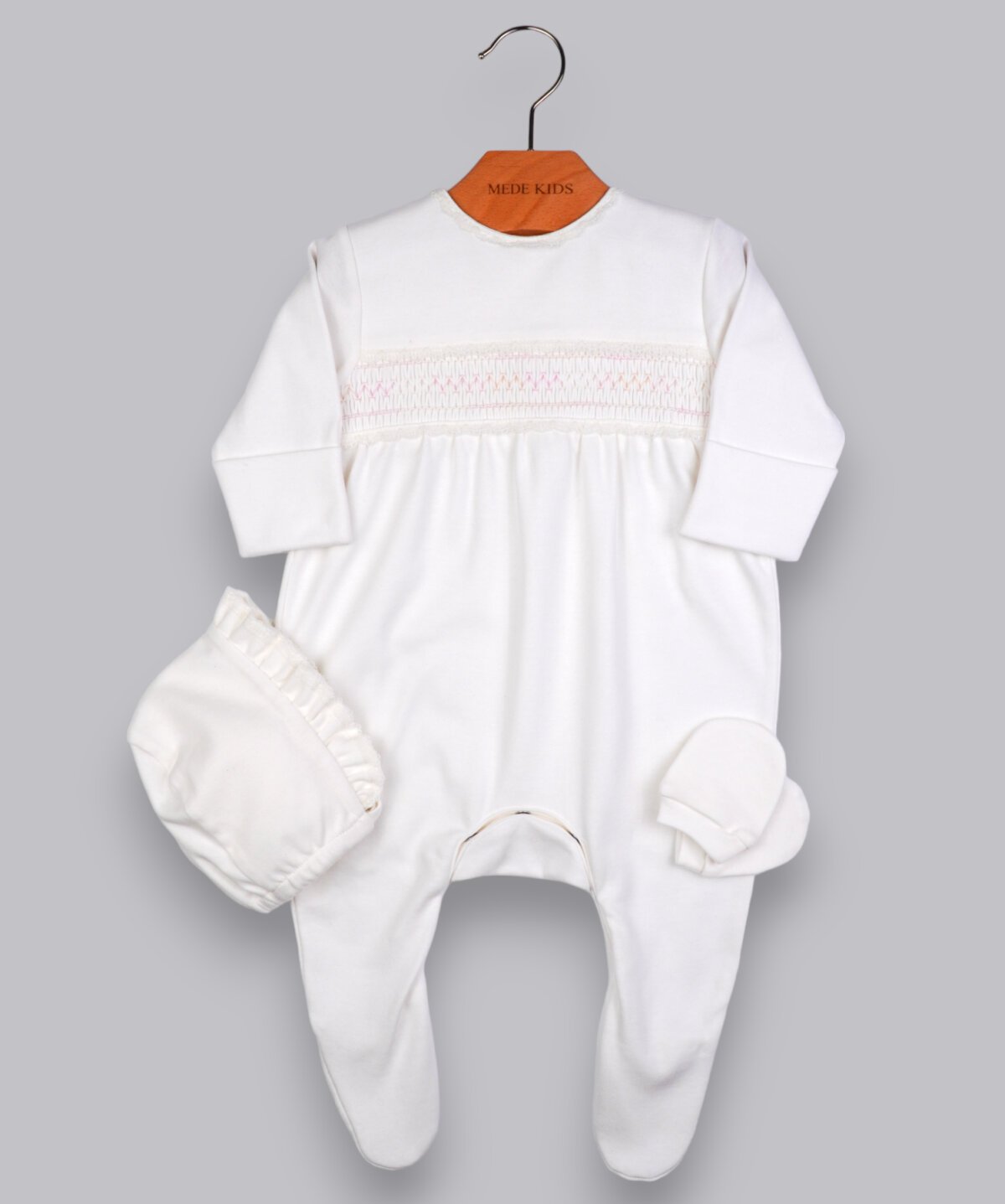 PLİTİNGLİ PEMBE 3LÜ SET