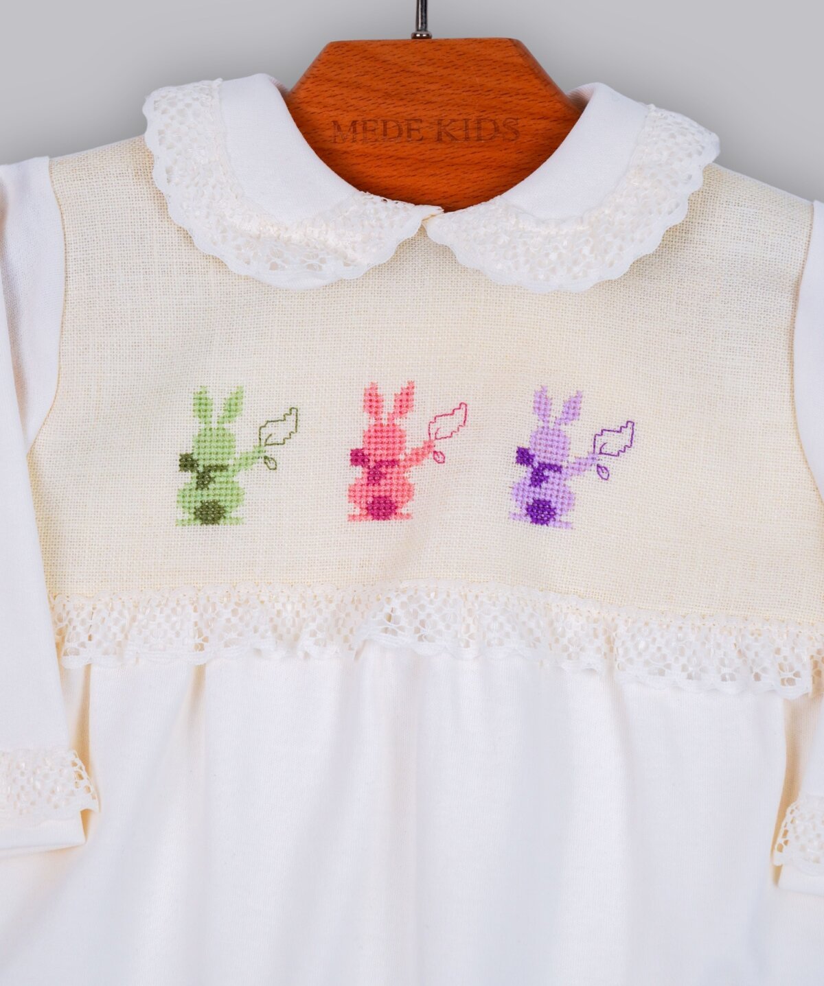 ETAMİN NAKIŞLI 3LÜ SET