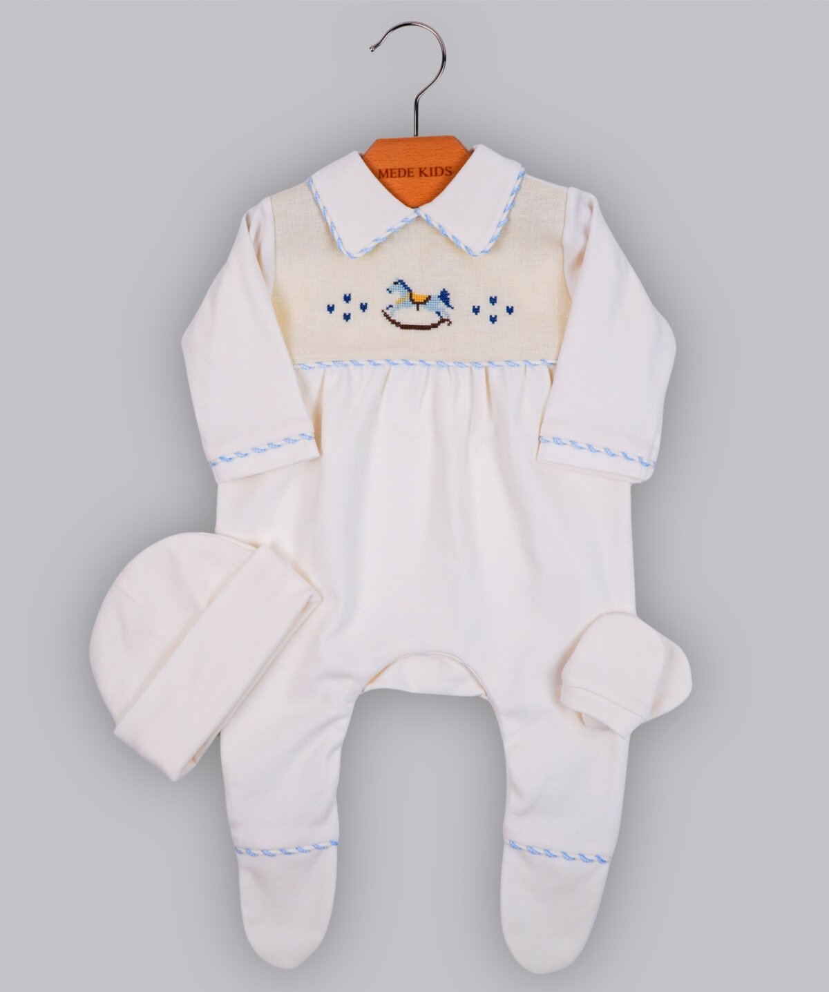 ETAMİN NAKIŞLI 3LÜ SET