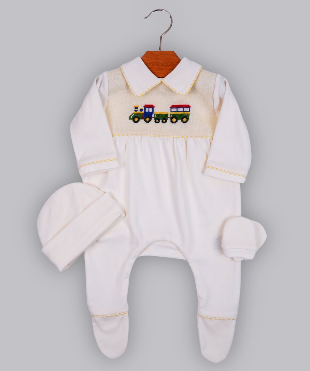 ETAMİN NAKIŞLI 3LÜ SET