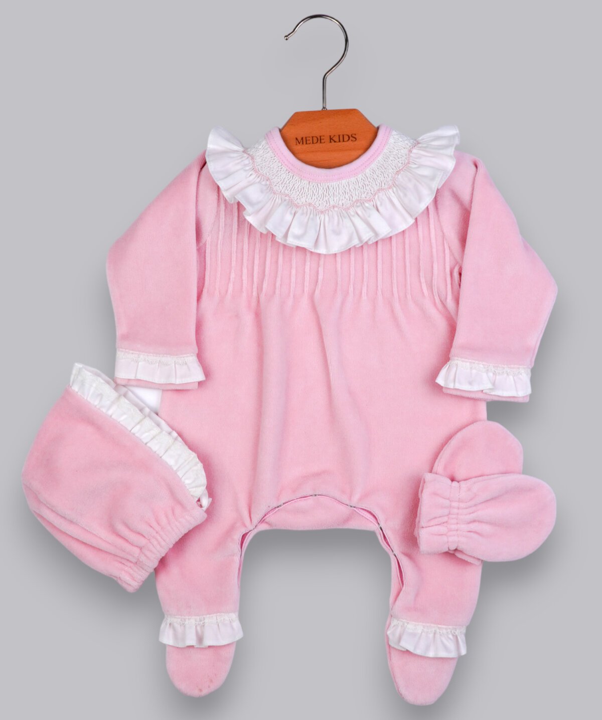 KADİFE PLİTİNG YAKA 5Lİ SET