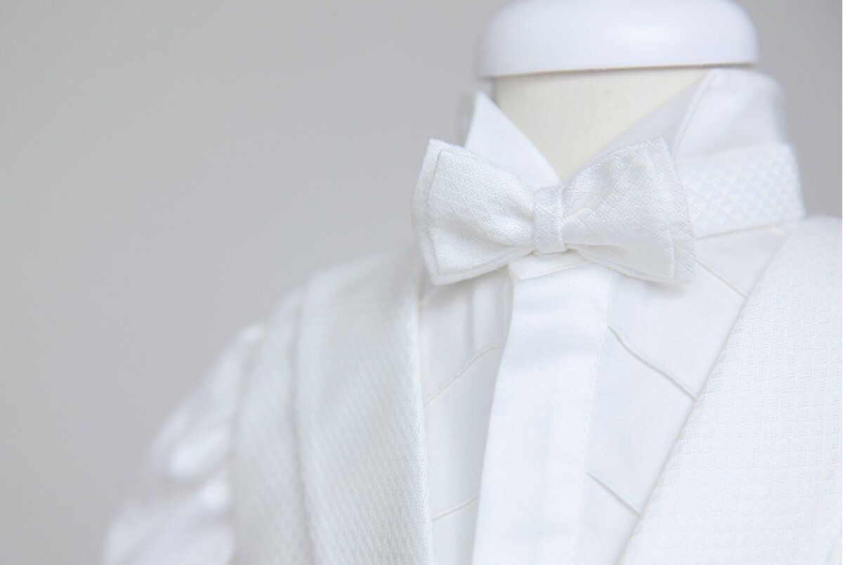 BEYAZ SMOKİN (Nervür Gömlek)