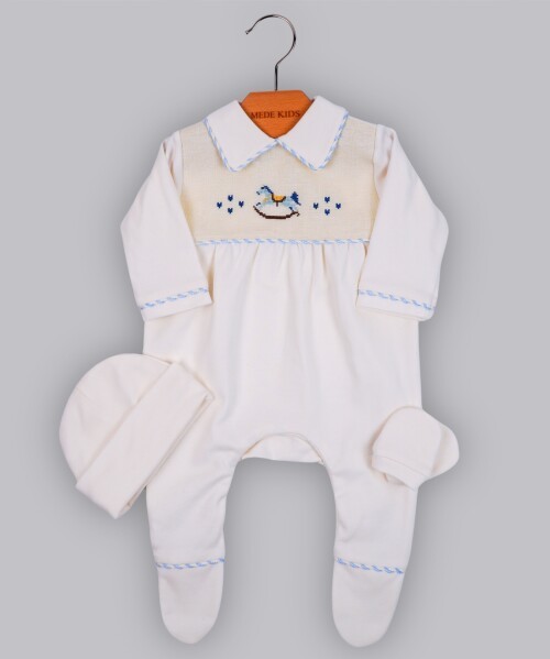 ETAMİN NAKIŞLI 3LÜ SET