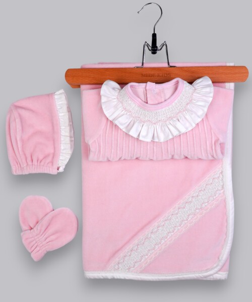 KADİFE PLİTİNG YAKA 5Lİ SET