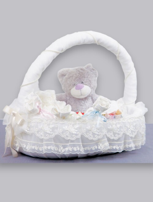 DANTELLİ OVAL SEPET